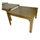 3 vintage smoked plexiglass coffee tables / side tables – Space Age