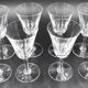 Series of 8 crystal water glasses from Saint Louis model Cerdanya H = 17.9 cm