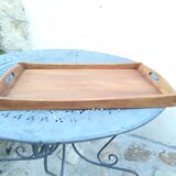 Waxed wood tray
