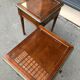 Paire de chevets Louis Philippe merisier entourage laiton