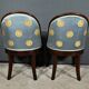 Pair of Mahogany Gondola Chairs, Restoration period – Part 1 of the 19th century
