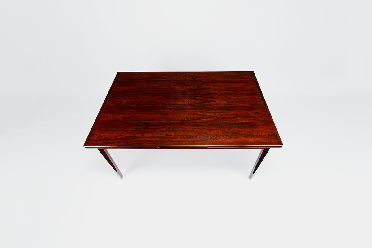 Mid century dining table in rosewood by a danish cabinetmaker, 1950’s
