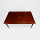 Mid century dining table in rosewood by a danish cabinetmaker, 1950’s