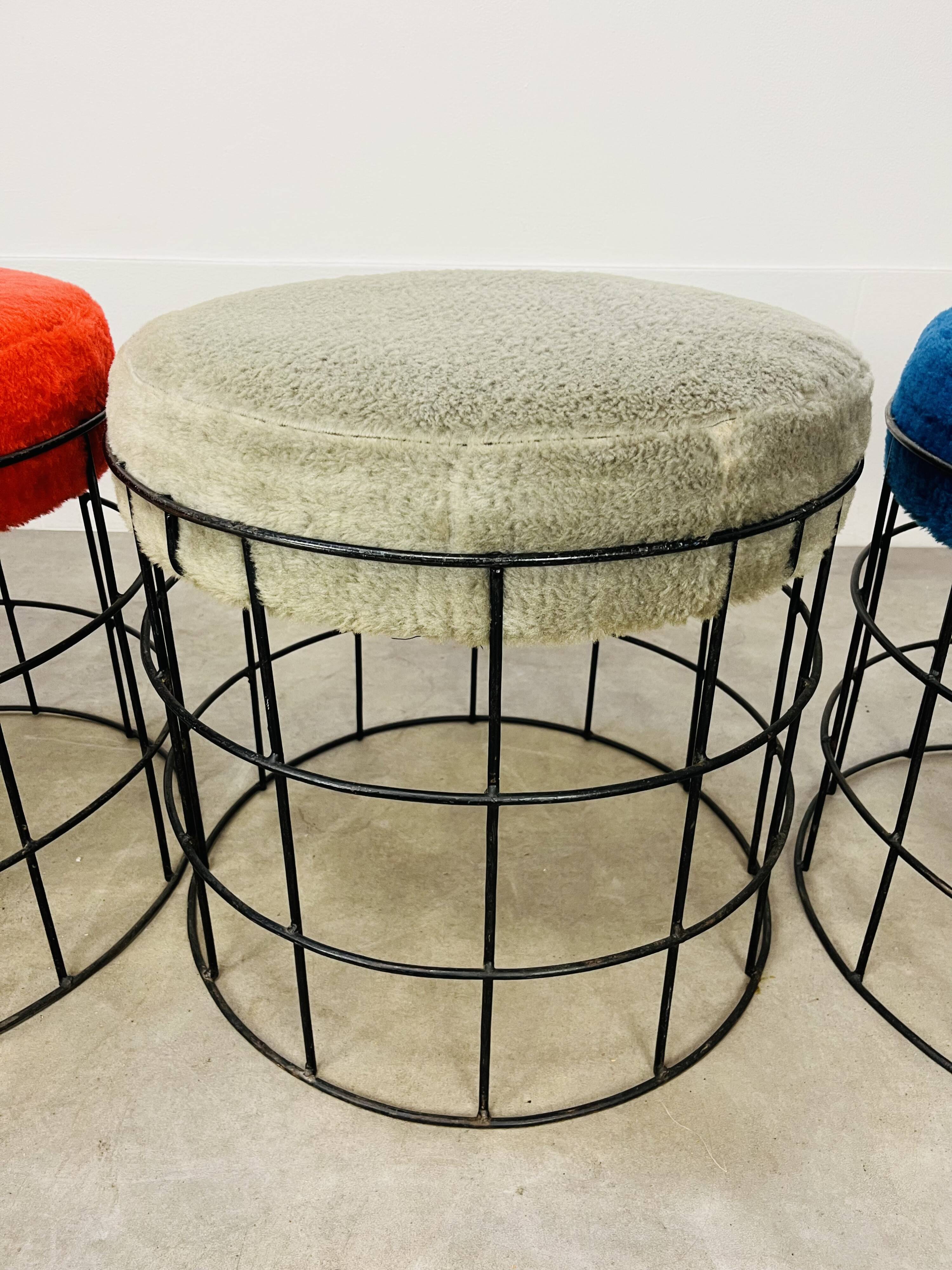 4 T1 stools by Verner Panton, 1960s design