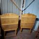 fir winged benches (pair)