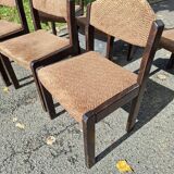 Six wooden Self chairs