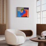 Modern colorful abstract painting