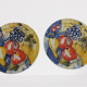 Vintage hostess plate in earthenware