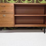 Vintage teak library enfilade 1970
