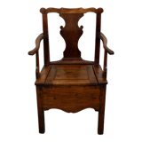 Fauteuil en chêne anglais 18ème siècle