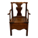 Fauteuil en chêne anglais 18ème siècle