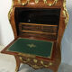 Curved secretary in Louis XV style