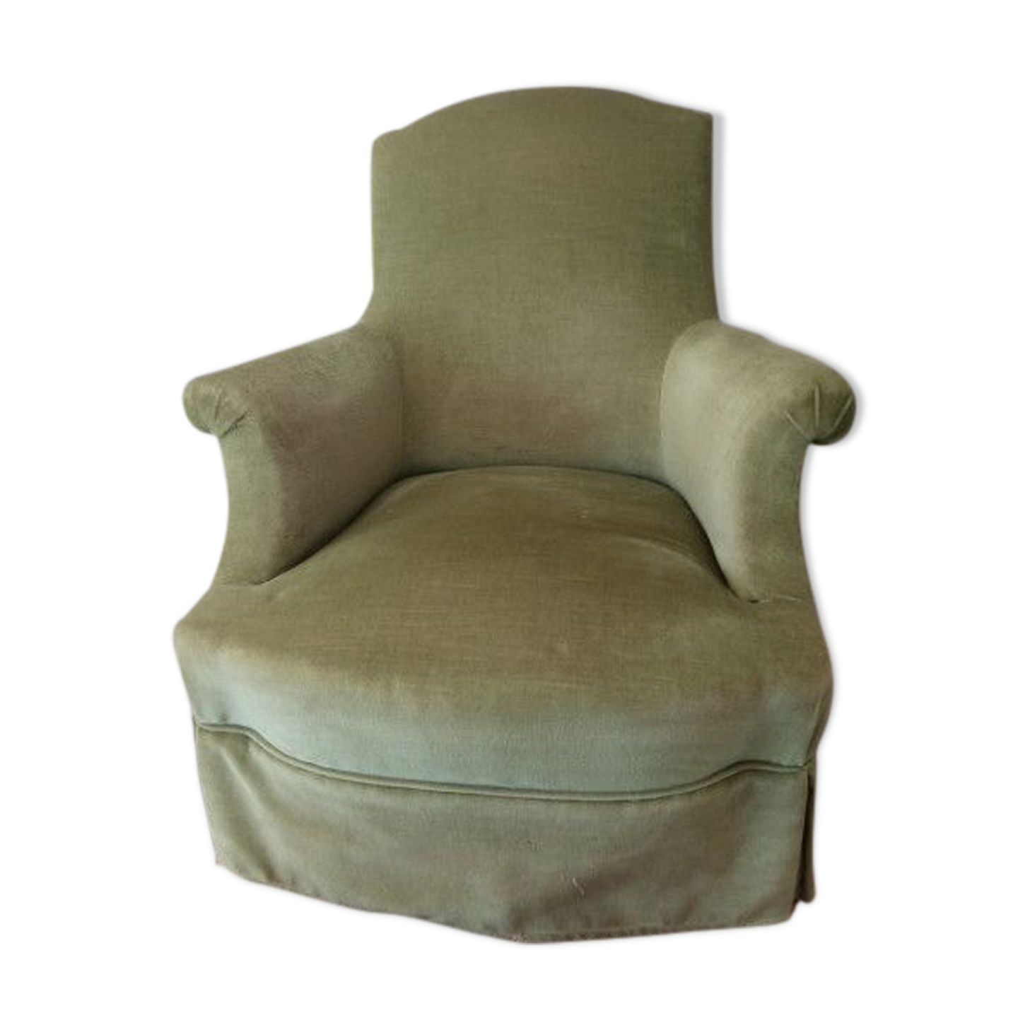 Green toad armchair