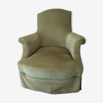 Green toad armchair