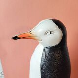 Vintage decorative penguin 31 cm – 1970s Scandinavian style