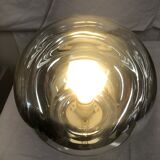 Silver glass ball lamp 1970