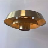 Lampe à suspension vintage en laiton