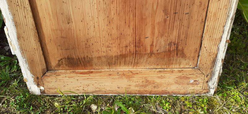 Small cupboard door 61.5x63.5cm old hardware