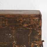 Antique chest with dark patina (Year 1906) #5