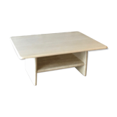 Table basse en travertin avec plateau intermédiaire