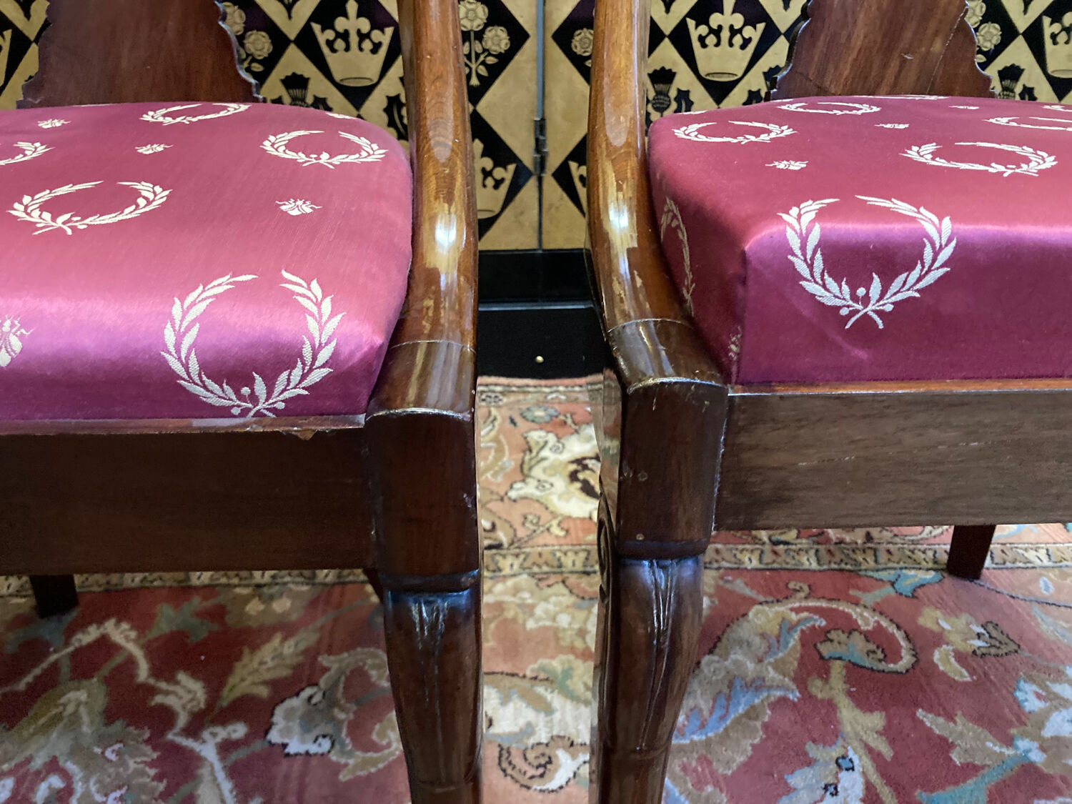 Pair of gondola chairs