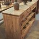 Open buffet in fir wood