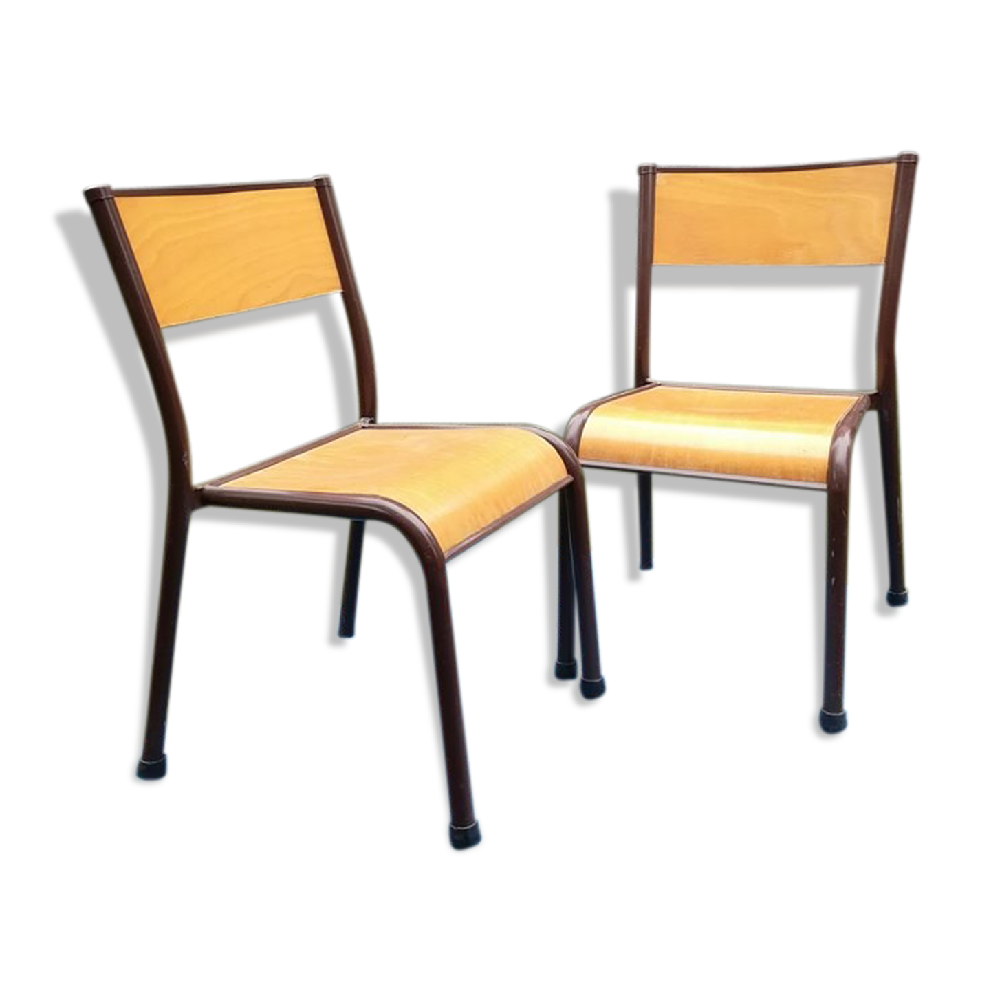 Duo chairs of school children
