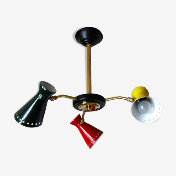 Ceiling Diabolo 3 arms of the 1950s