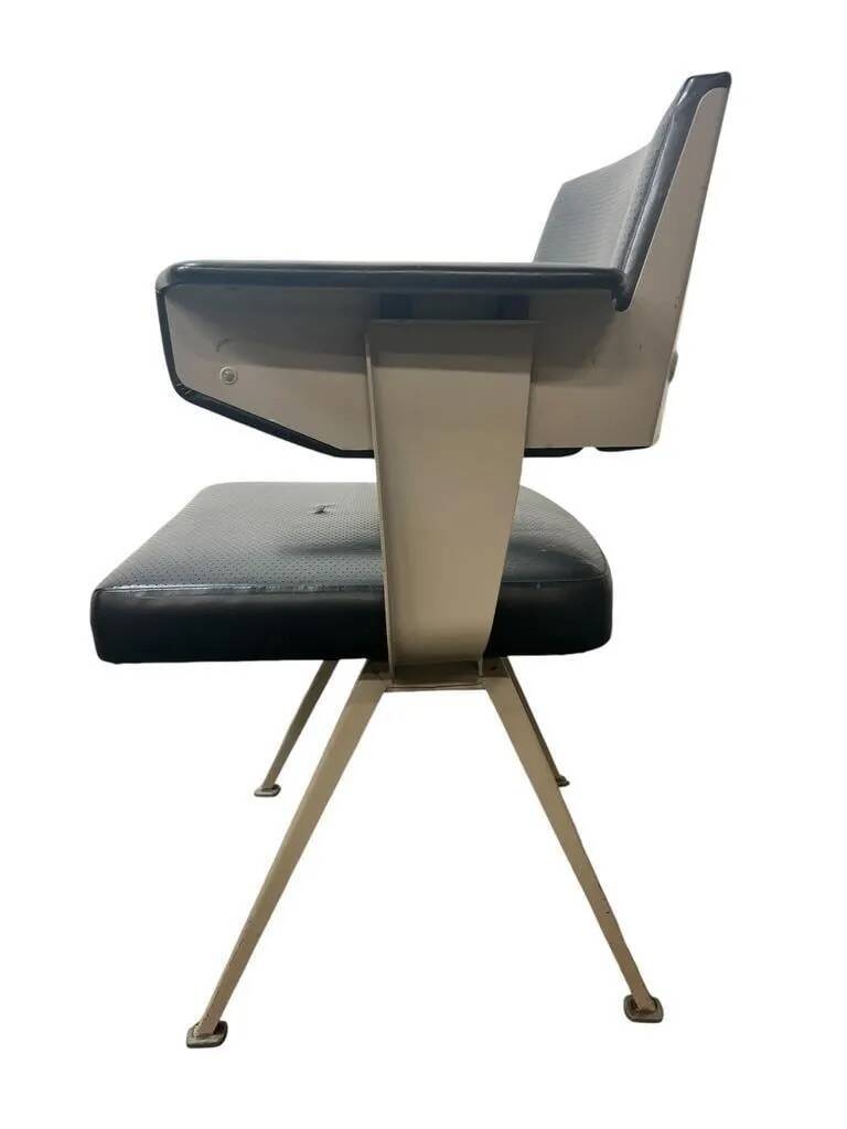 Vintage industrial 'resort' chair by Friso Kramer