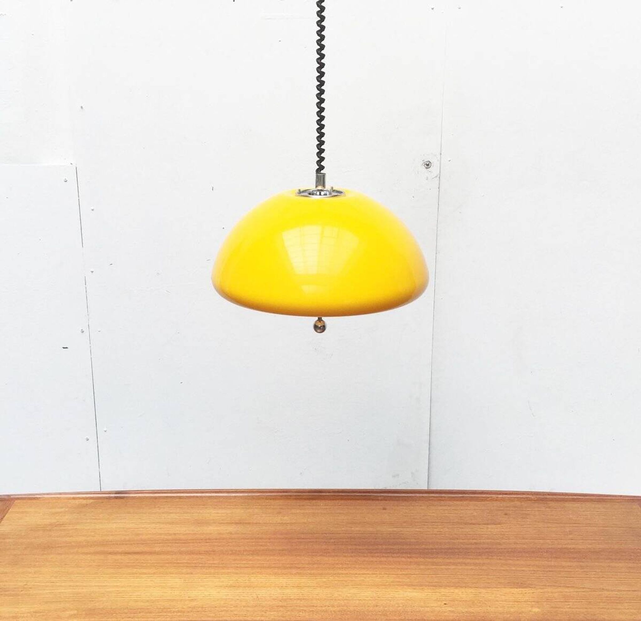 Lampe suspendue Space Age Cabras par Luigi Massoni pour Guzzini