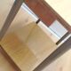 Bedside table in formica imitation wood / vintage 60s-70s