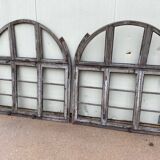 Pair of factory window frames