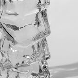 Tyko Axelsson Crystal Glass Vase, for Rejmyre, Sweden