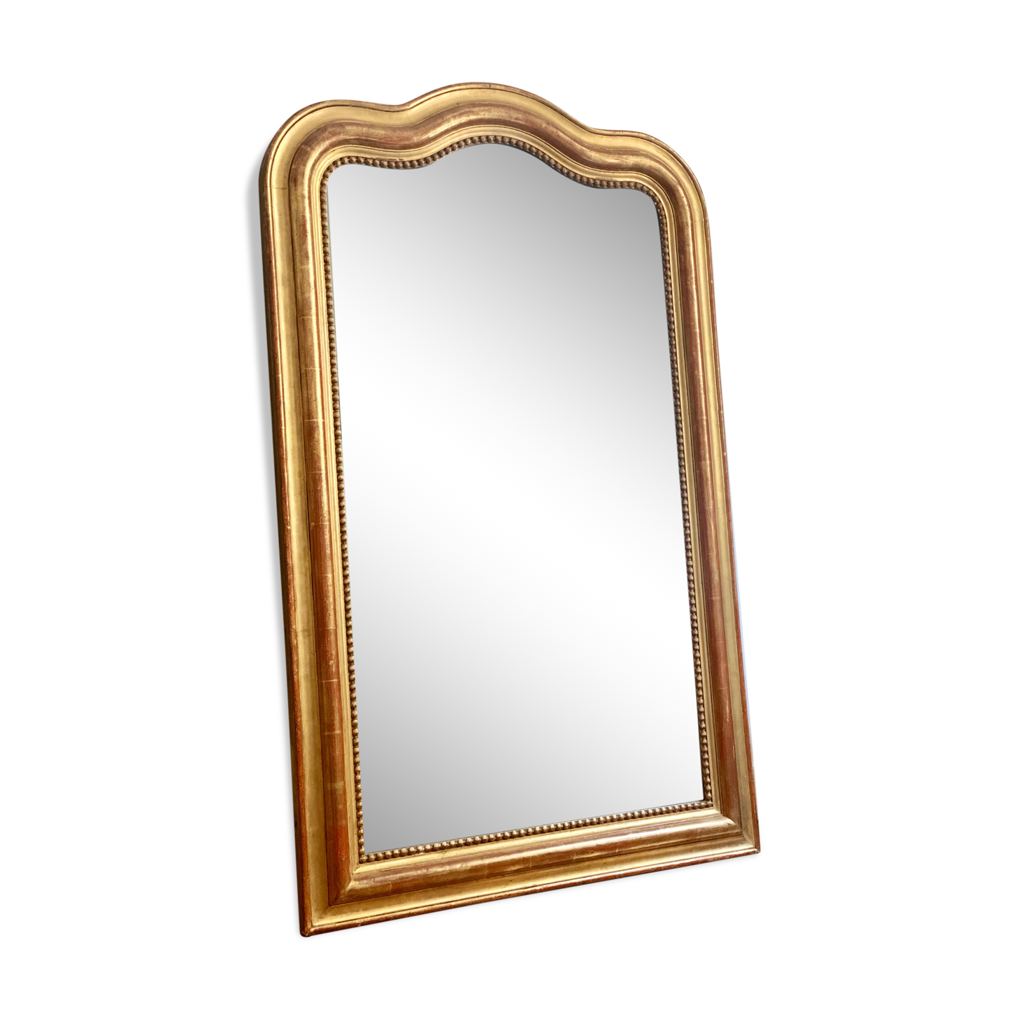 Old mirror louis Philippe golden gold leaf fireplace