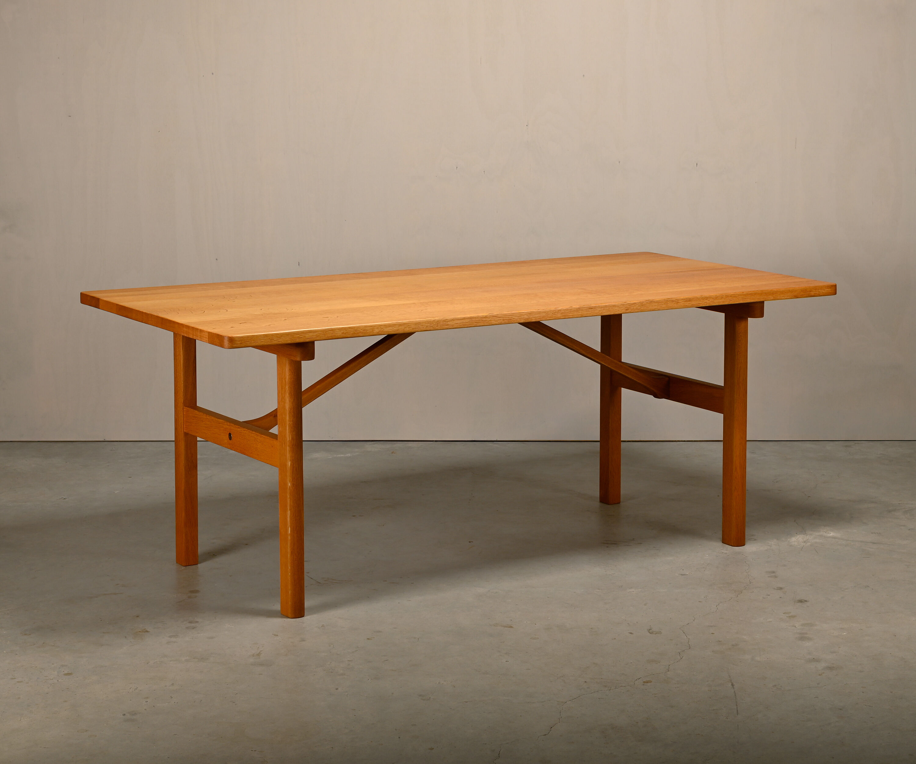 Børge Mogensen solid Oak Dining Table or Desk Model 6284 for Fredericia