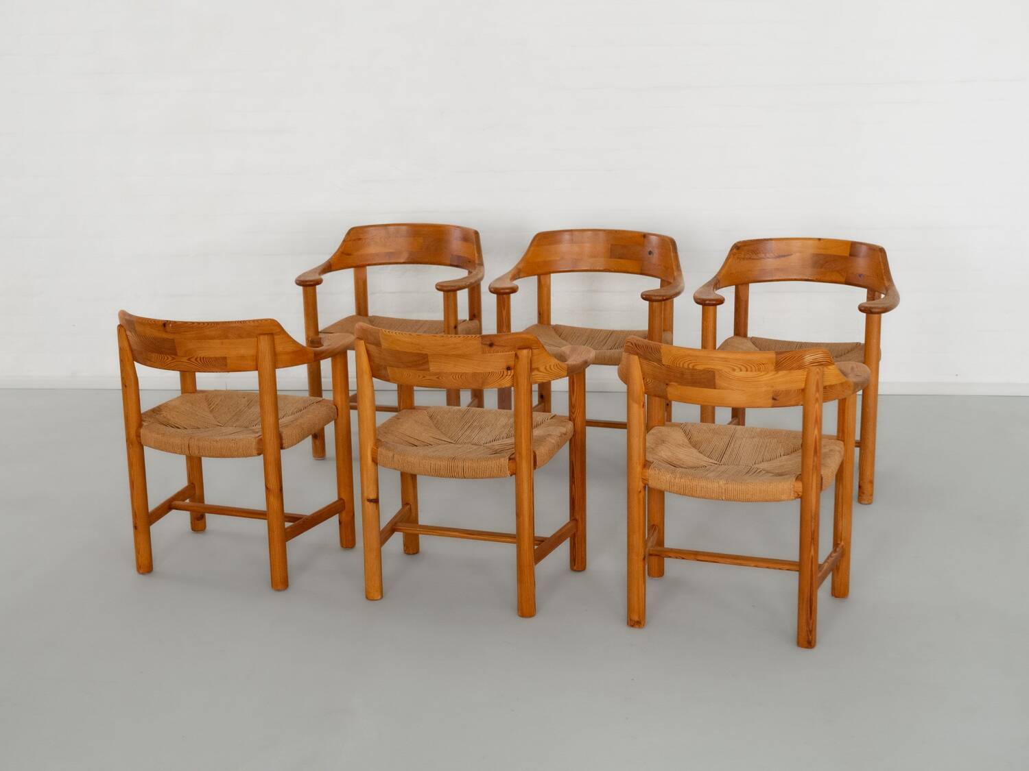Pine Dining Chairs by Rainer Daumiller for Hirtshals Sawmill