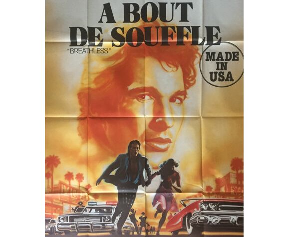 Movie Poster A Breath Bout Made In Usa Richard Gere 1x160cm 19 Selency Movie Poster A Breath Bout Made In Usa Richard Gere 1x160cm 19 Selency