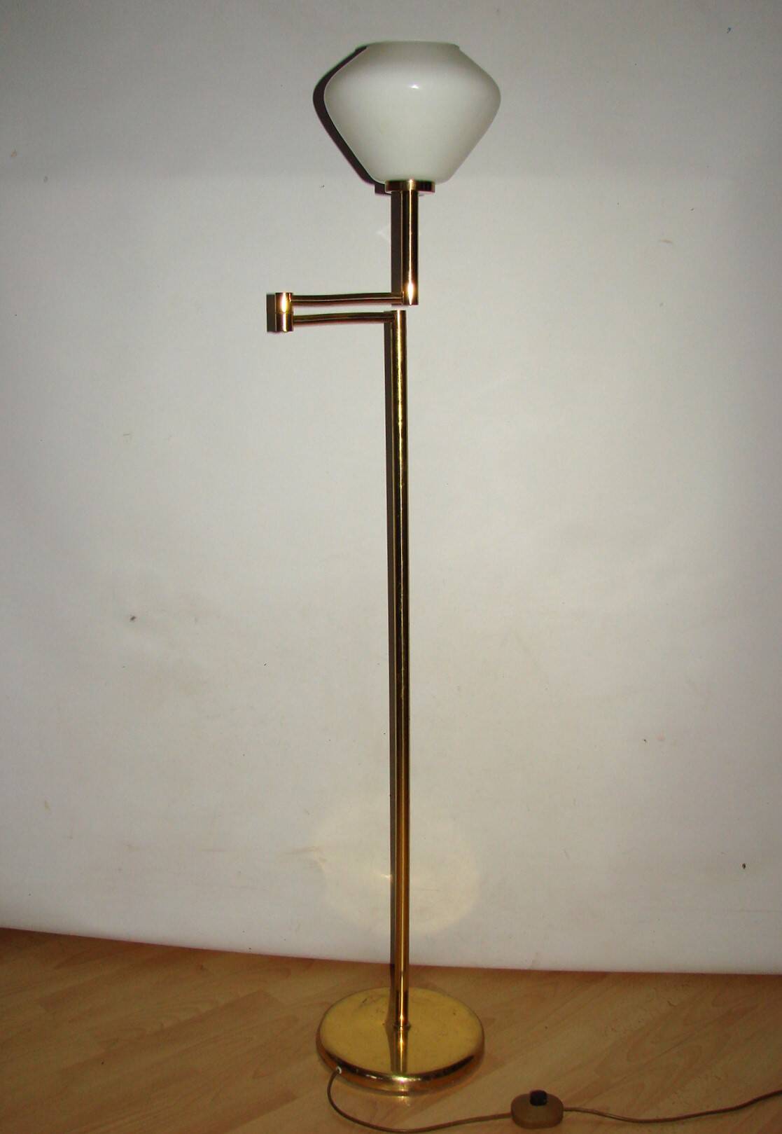 Brass floor lamp , 1970s.