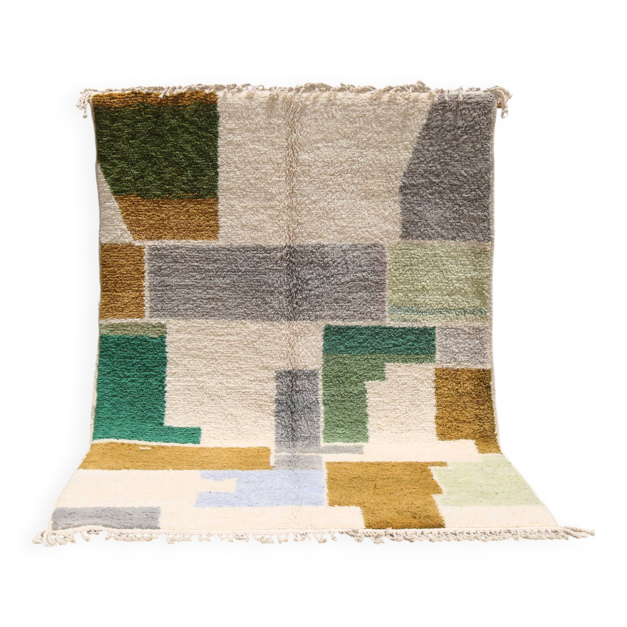 Large handmade colourful rug, 305 x 205 cm - G1032