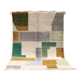 Large handmade colourful rug, 305 x 205 cm - G1032
