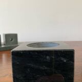 Set of 6 vintage marble and stone candlesticks