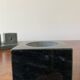 Set of 6 vintage marble and stone candlesticks