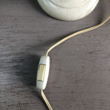 Twisted alabaster lamp