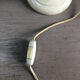 Lampe en albâtre torsadée