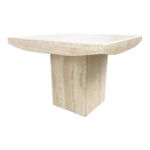 Vintage travertine coffee table, 1970s