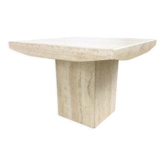 Vintage travertine coffee table, 1970s