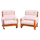 Fauteuils vintage de style scandinave, 1970'