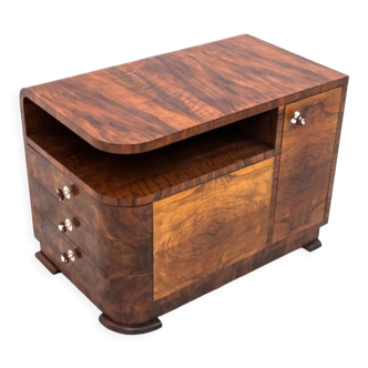 Art Deco side table, Poland, 1950s