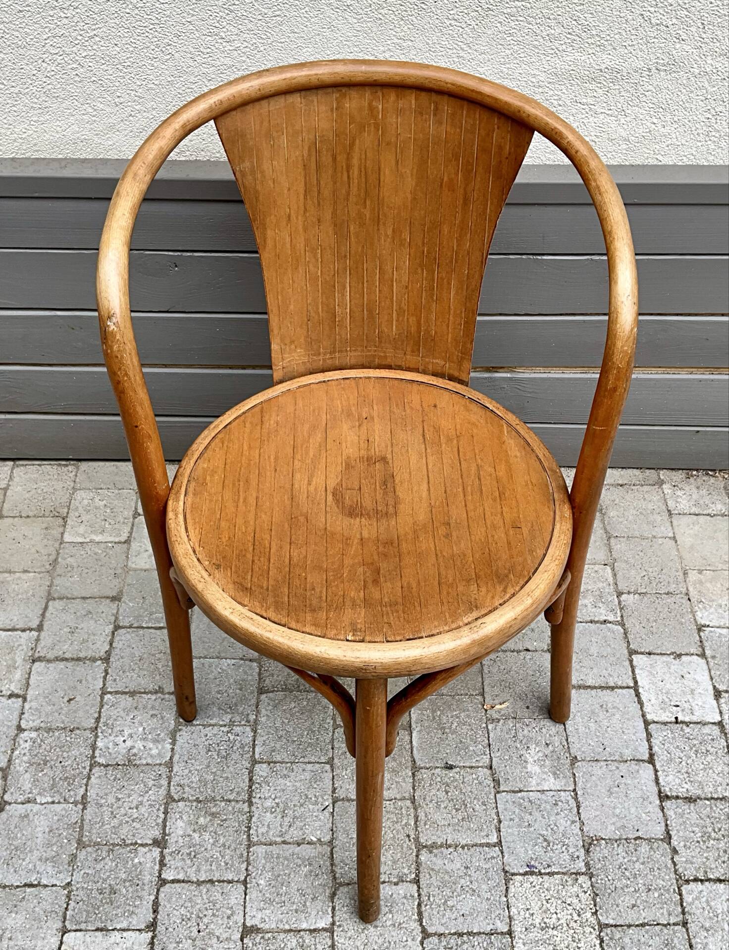 Fauteuil Fischel en bois courbé, début XXe