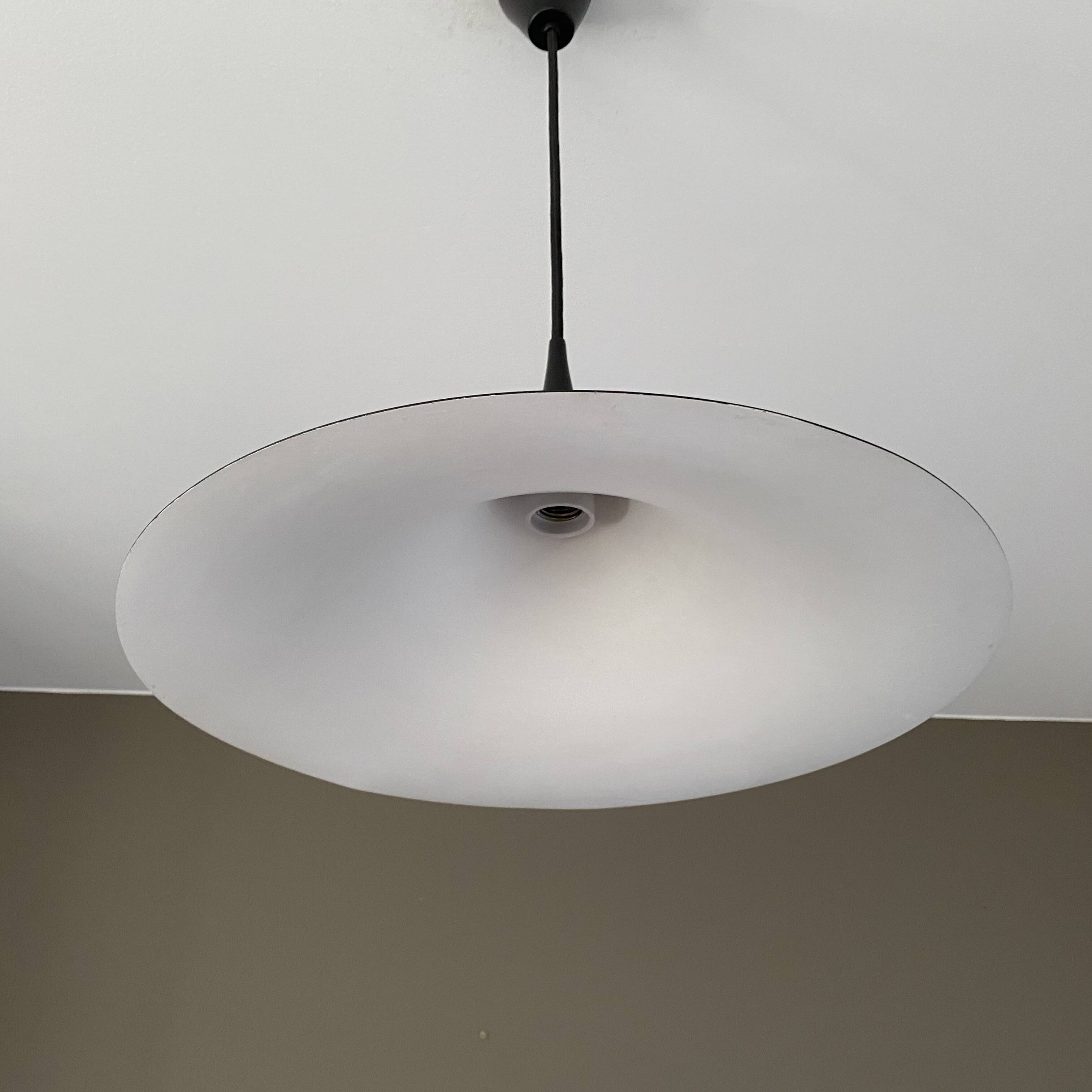 Semi pendant light by Claus Bonderup & Torsten Thorup. 1970.